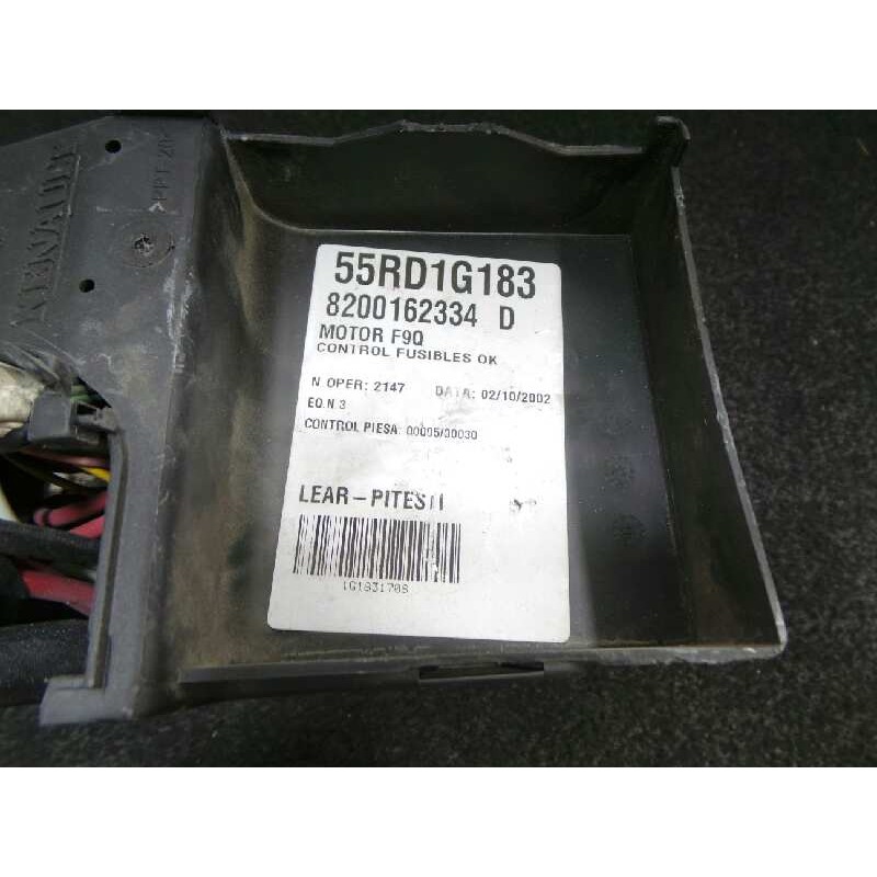 Recambio de caja reles / fusibles para renault laguna ii (bg0) 1.9 dci diesel referencia OEM IAM 8200162334D-55RD1G183  