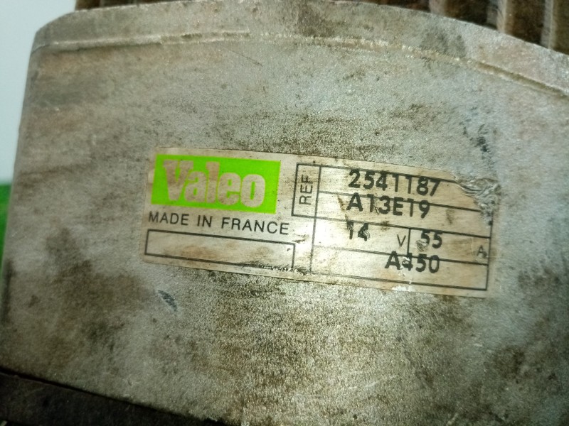 Recambio de alternador para seat malaga 1.5 referencia OEM IAM 2541187-A13E19  55 A