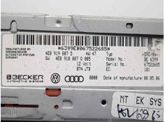 Recambio de sistema dvd para audi q7 (4l) 3.0 v6 24v tdi referencia OEM IAM 4E0919887D-4E0910887Q   2