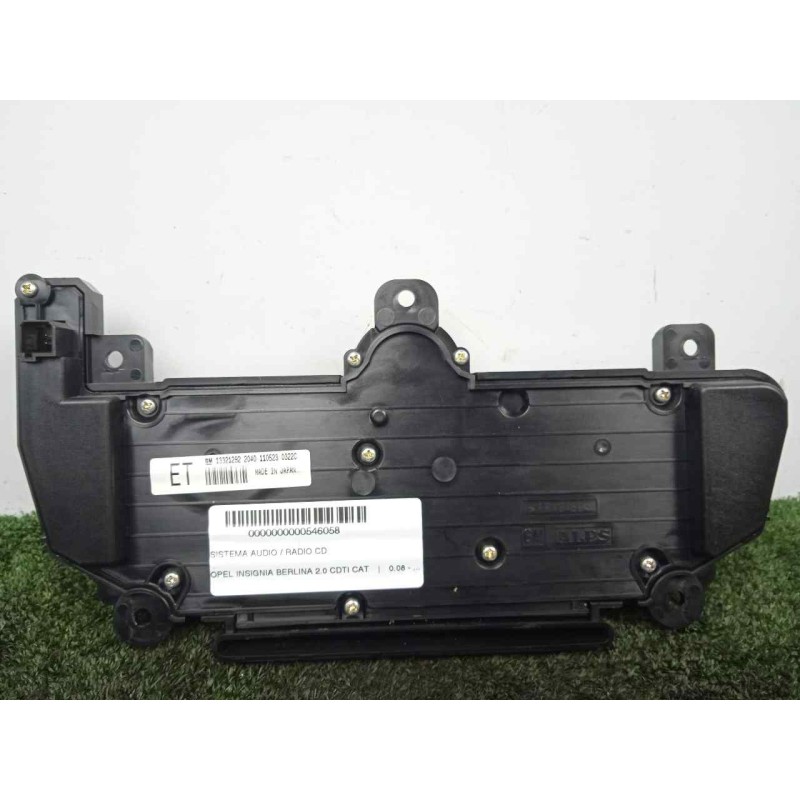 Recambio de sistema audio / radio cd para opel insignia berlina 2.0 cdti cat referencia OEM IAM 13321292 MANDOS 