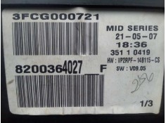 Recambio de cuadro instrumentos para renault megane ii berlina 3p 2.0 16v turbo referencia OEM IAM 8200364027F   2