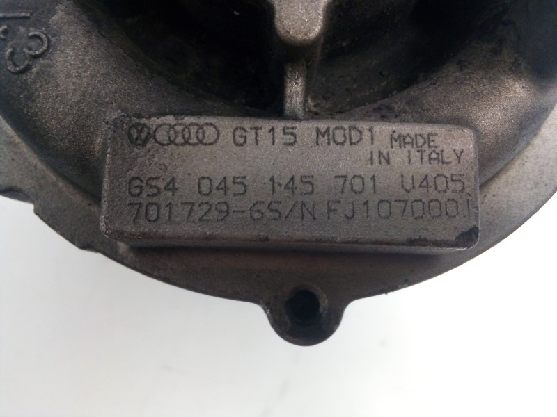Recambio de turbocompresor para volkswagen polo (9n1) 1.4 tdi referencia OEM IAM 045145701-GS4045145701V405-7017296-FJ107000-GT1