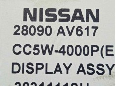 Recambio de pantalla multifuncion para nissan primera berlina (p12) 1.6 cat referencia OEM IAM 28090AV617-CC5W4000P   2