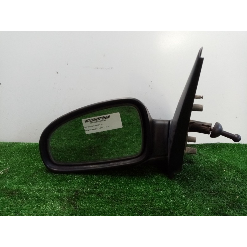 Recambio de retrovisor izquierdo para daewoo kalos 1.4 cat referencia OEM IAM  MANUAL NEGRO