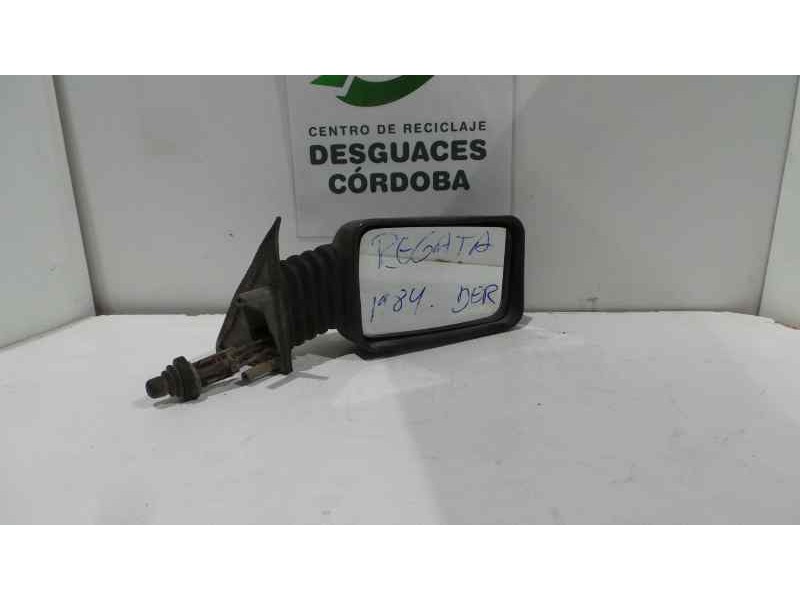 Recambio de retrovisor derecho para fiat regata berlina referencia OEM IAM  MANUAL NEGRO PLASTICO