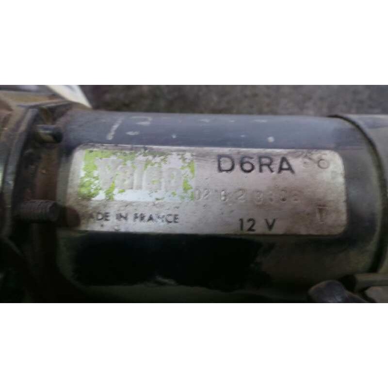 Recambio de motor arranque para peugeot 405 berlina 1.9 cat referencia OEM IAM D6RA66 VALEO D6RA66