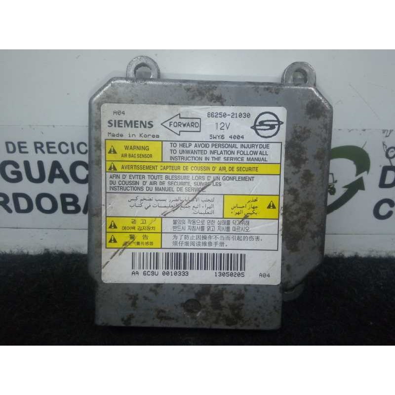 Recambio de centralita airbag para ssangyong rodius 2.7 turbodiesel cat referencia OEM IAM 5WY64004-8625021030 SIEMENS 