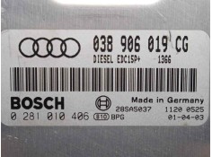 Recambio de centralita motor uce para audi a4 berlina (8e) 1.9 tdi referencia OEM IAM 0281010406-038906019CG-EDC15P+ EDC15P BOSC 2