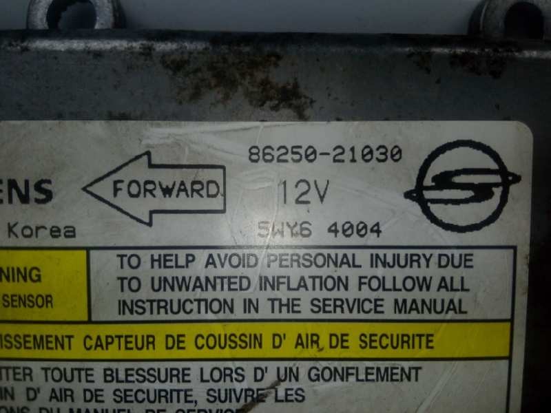 Recambio de centralita airbag para ssangyong rodius 2.7 turbodiesel cat referencia OEM IAM 5WY64004-8625021030 SIEMENS 