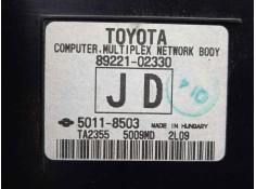 Recambio de modulo electronico para toyota auris 1.4 turbodiesel cat referencia OEM IAM 8922102330-50118503   2