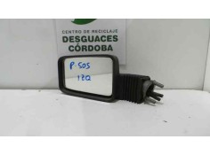 Recambio de retrovisor izquierdo para peugeot 505 berlina referencia OEM IAM  MANUAL NEGRO PLASTICO