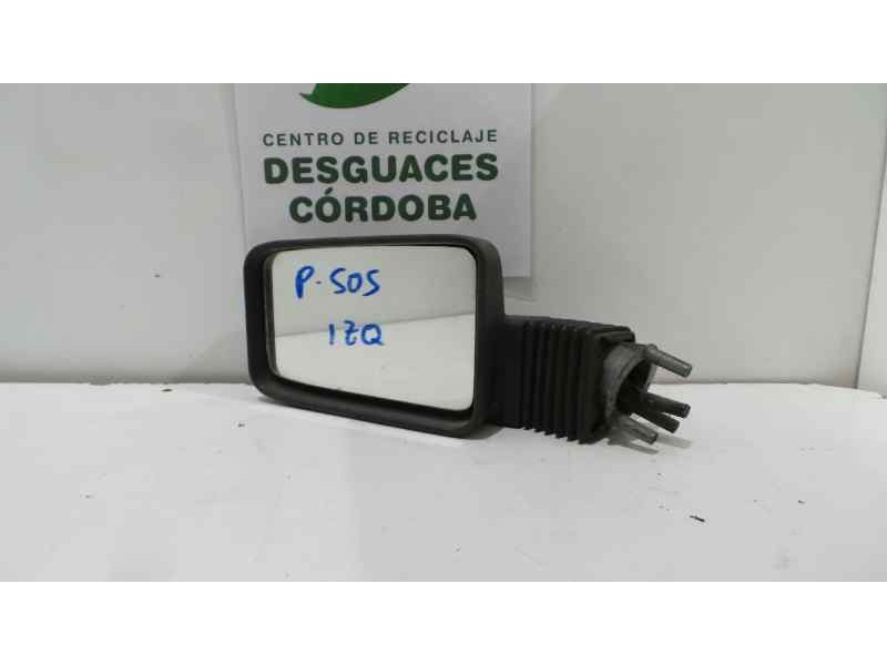 Recambio de retrovisor izquierdo para peugeot 505 berlina referencia OEM IAM  MANUAL NEGRO PLASTICO
