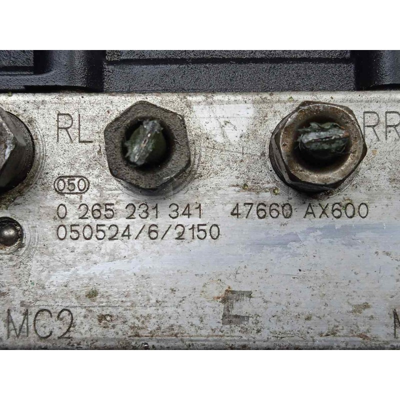 Recambio de abs para nissan micra (k12e) 1.2 cat referencia OEM IAM 0265800319-0265231341-05052462150-47660AX600  