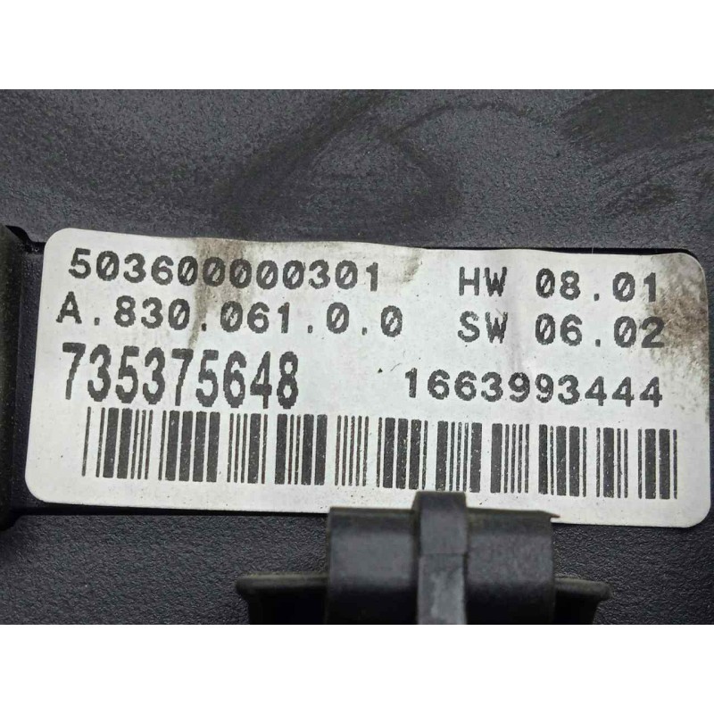 Recambio de mando climatizador para fiat stilo (192) 1.9 jtd cat referencia OEM IAM 735375648-A83006100  
