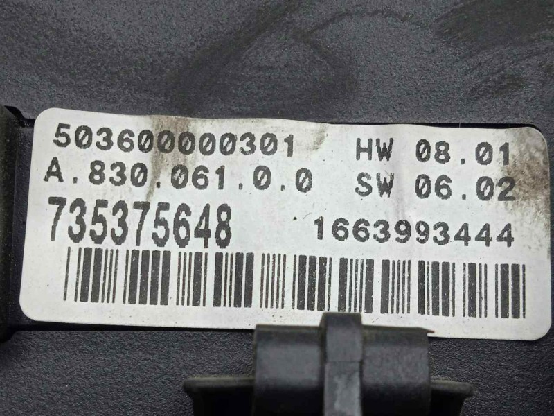 Recambio de mando climatizador para fiat stilo (192) 1.9 jtd cat referencia OEM IAM 735375648-A83006100  