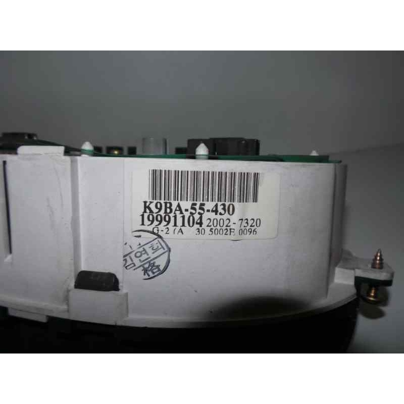 Recambio de cuadro instrumentos para kia clarus 2.0 cat referencia OEM IAM K9BA55430-19991104-20027320-305002E0096  