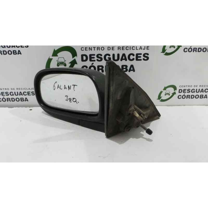 Recambio de retrovisor izquierdo para mitsubishi galant berlina (e50) referencia OEM IAM  MANUAL NEGRO PLASTICO