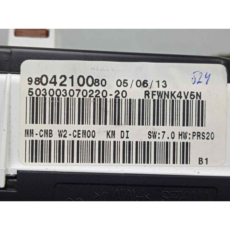 Recambio de cuadro instrumentos para peugeot 508 2.0 16v hdi fap referencia OEM IAM 9804210080-50300307022020-9803176080  