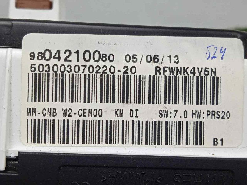 Recambio de cuadro instrumentos para peugeot 508 2.0 16v hdi fap referencia OEM IAM 9804210080-50300307022020-9803176080  
