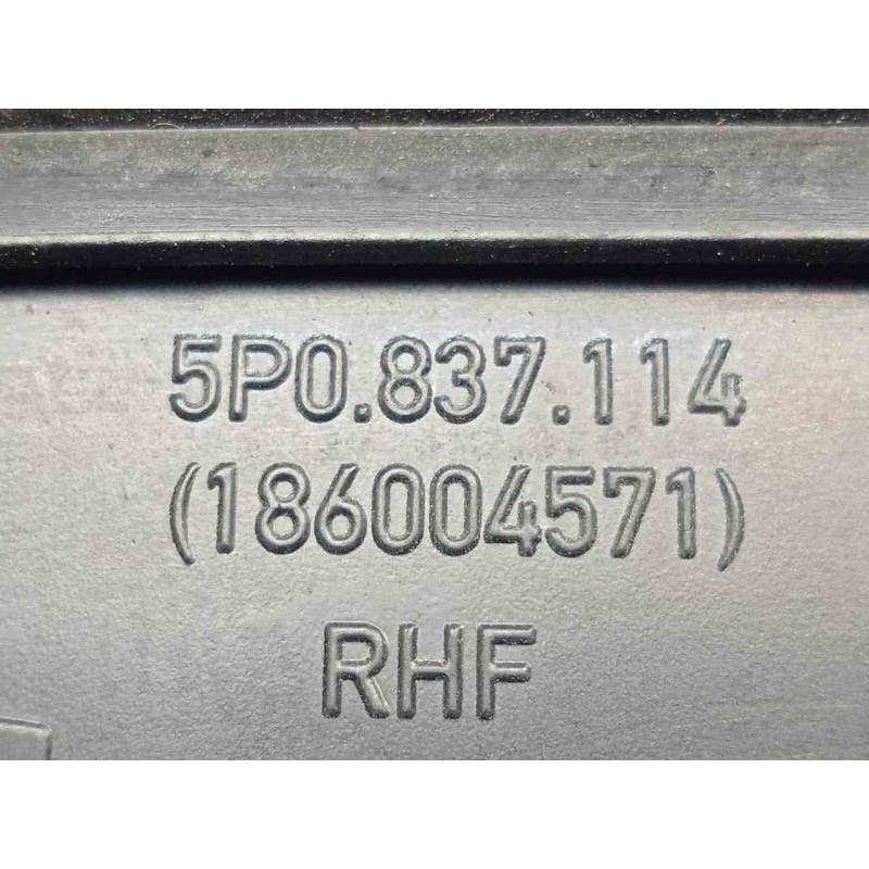 Recambio de maneta interior trasera derecha para seat altea xl (5p5) 1.9 tdi referencia OEM IAM 5P0837114  