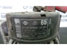 Recambio de alternador para nissan micra (k11) 1.0 16v cat referencia OEM IAM 231005F600-0123110007 BOSCH 65 AH 2