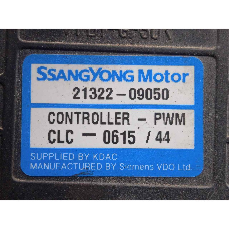 Recambio de modulo electronico para ssangyong kyron 2.0 referencia OEM IAM 2132209050  
