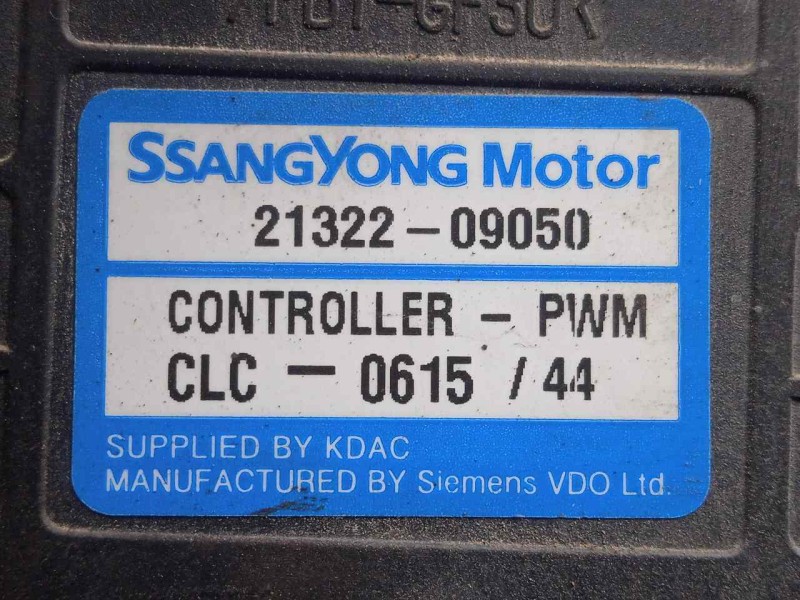 Recambio de modulo electronico para ssangyong kyron 2.0 referencia OEM IAM 2132209050  