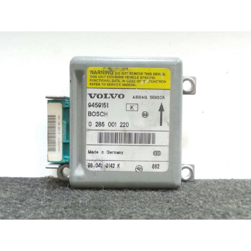 Recambio de centralita airbag para volvo s70 berlina 2.5 20v cat referencia OEM IAM 0285001220-980420142K  BOSCH