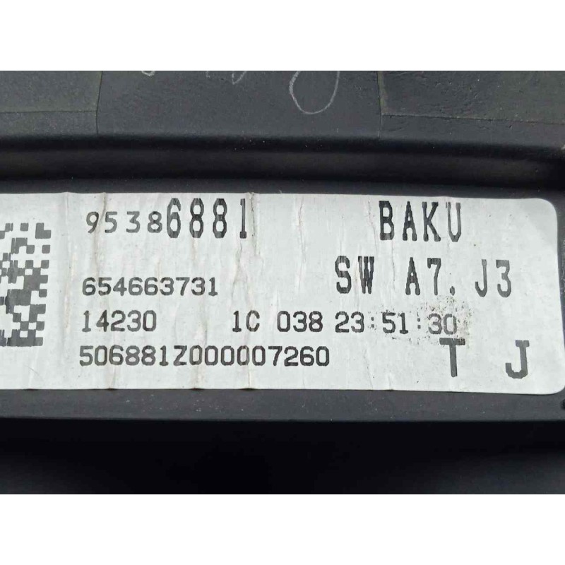 Recambio de cuadro instrumentos para opel mokka 1.7 16v cdti referencia OEM IAM 95386881-654663731  