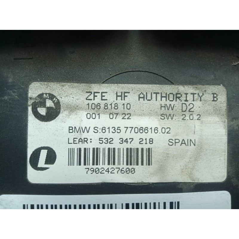 Recambio de modulo electronico para bmw r 1200 rt/st referencia OEM IAM 61357706616-532347218  CENTRALITA ABS