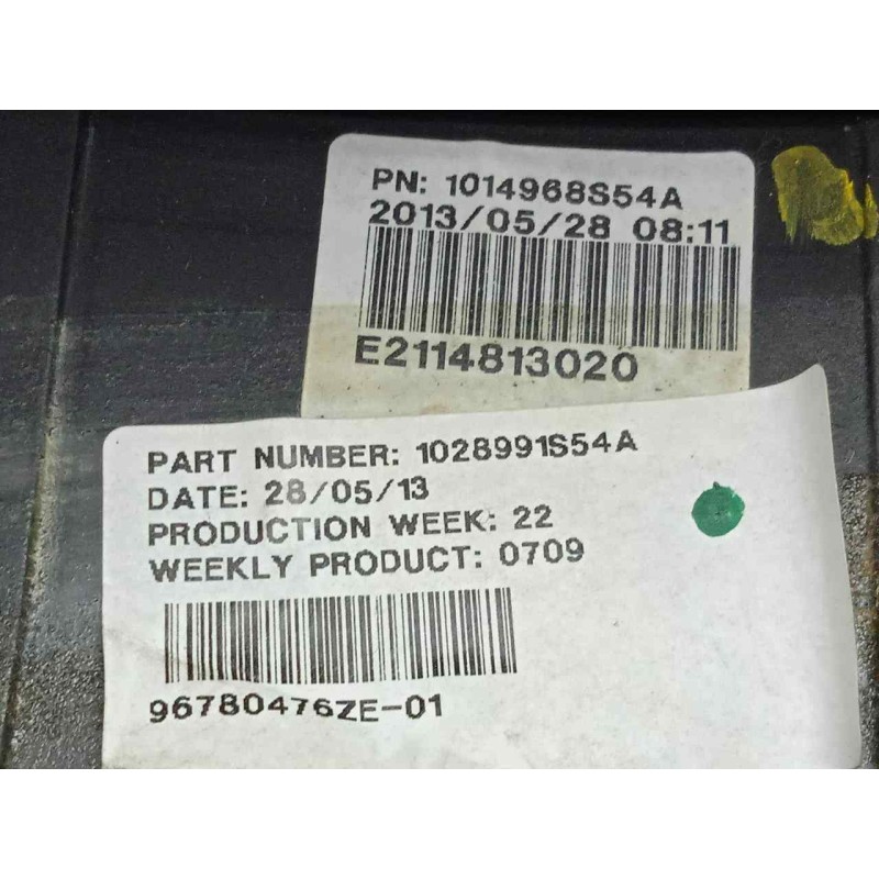 Recambio de volante para peugeot 508 2.0 16v hdi fap referencia OEM IAM 96780476ZE-1028991S54A CUERO.NEGRO 