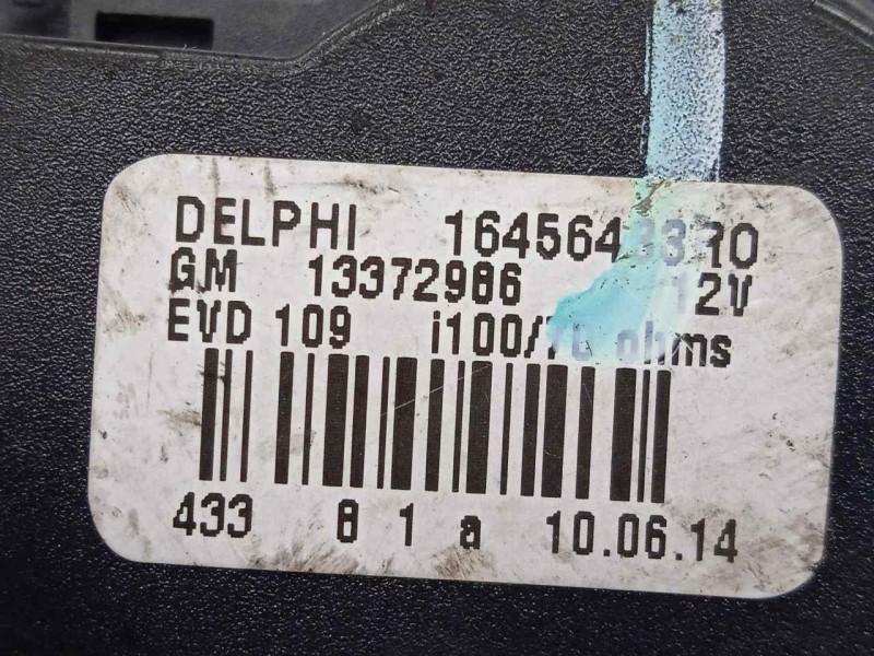 Recambio de motor trampilla calefaccion para opel mokka 1.7 16v cdti referencia OEM IAM 16456433R0-13372966  