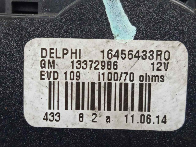 Recambio de motor trampilla calefaccion para opel mokka 1.7 16v cdti referencia OEM IAM 16456433R0-13372966  