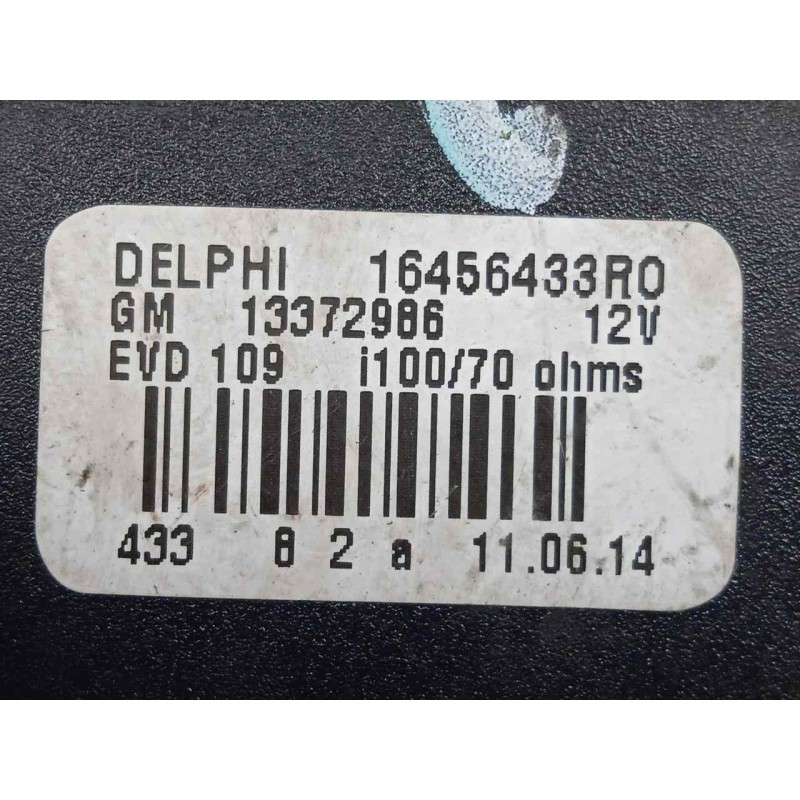Recambio de motor trampilla calefaccion para opel mokka 1.7 16v cdti referencia OEM IAM 16456433R0-13372966  