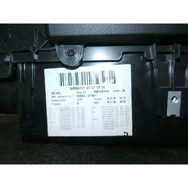 Recambio de apoyabrazos central para bmw serie 7 (e65/e66) 4.0 v8 cat referencia OEM IAM   