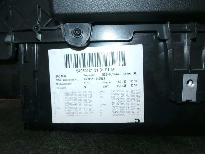 Recambio de apoyabrazos central para bmw serie 7 (e65/e66) 4.0 v8 cat referencia OEM IAM   