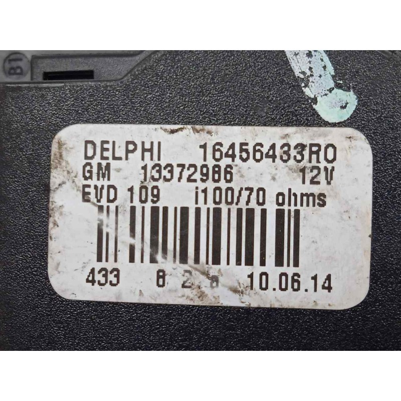 Recambio de motor trampilla calefaccion para opel mokka 1.7 16v cdti referencia OEM IAM 16456433R0-13372966  