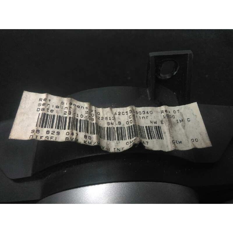 Recambio de cuadro instrumentos para peugeot 207 1.4 hdi referencia OEM IAM 9682904780-A2C53190340 SIEMENS VDO