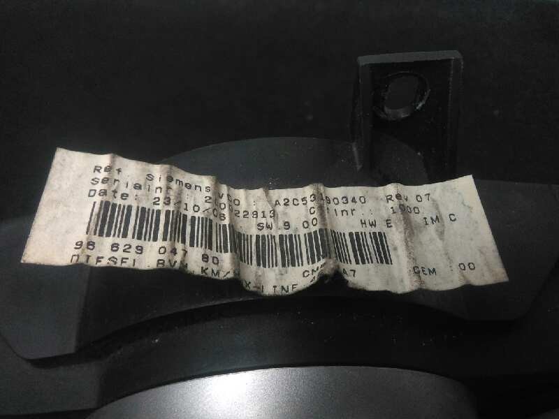 Recambio de cuadro instrumentos para peugeot 207 1.4 hdi referencia OEM IAM 9682904780-A2C53190340 SIEMENS VDO