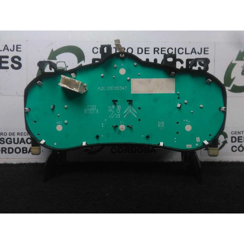 Recambio de cuadro instrumentos para peugeot 207 1.4 hdi referencia OEM IAM 9682904780-A2C53190340 SIEMENS VDO