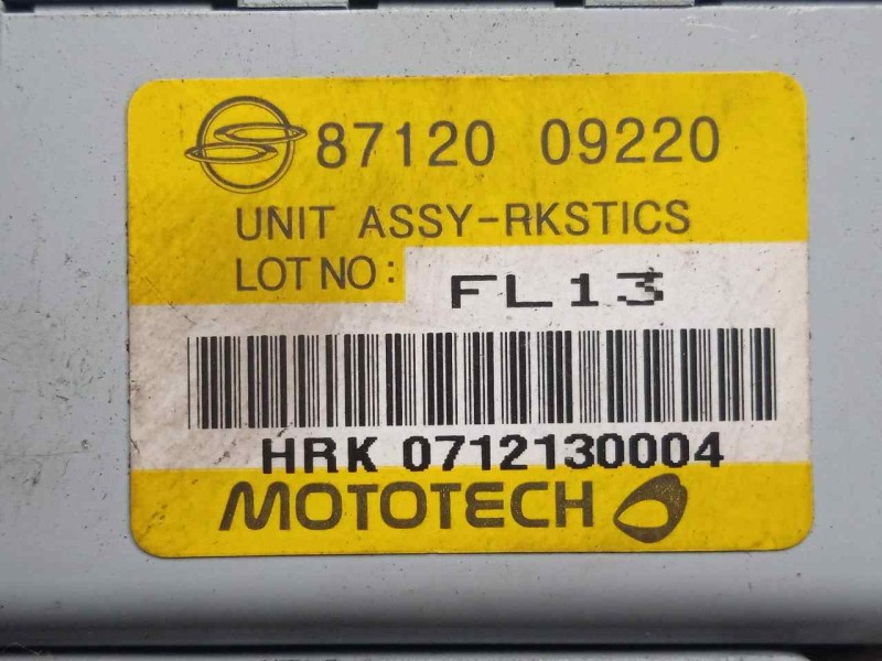 Recambio de modulo electronico para ssangyong kyron 2.0 referencia OEM IAM 8712009220  