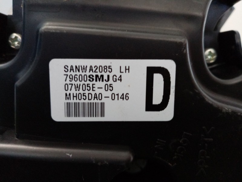 Recambio de mando climatizador para honda civic berlina (fn) 2.2 ctdi referencia OEM IAM 79600SMJG4  