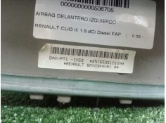 Recambio de airbag delantero izquierdo para renault clio iii 1.5 dci diesel fap referencia OEM IAM 8200344081A   2