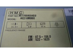 Recambio de sistema audio / radio cd para hyundai h350 kasten referencia OEM IAM 9617059550GU   2