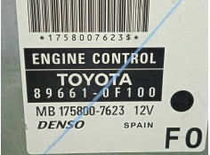 Recambio de centralita motor uce para toyota corolla verso (r1) 2.2 turbodiesel cat referencia OEM IAM MB1758007623-896610F100   2