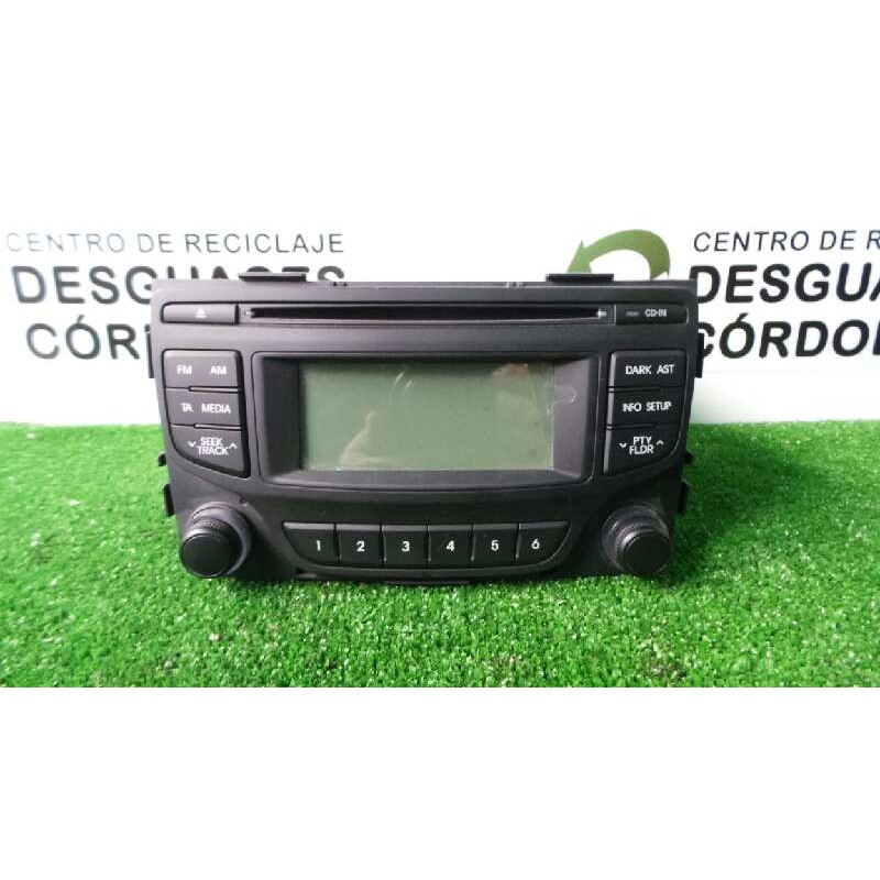 Recambio de sistema audio / radio cd para hyundai ix20 referencia OEM IAM 961601K050  