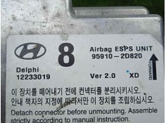 Recambio de centralita airbag para hyundai elantra (xd) 2.0 crdi cat referencia OEM IAM 959102D820-12233019 DELPHI  2