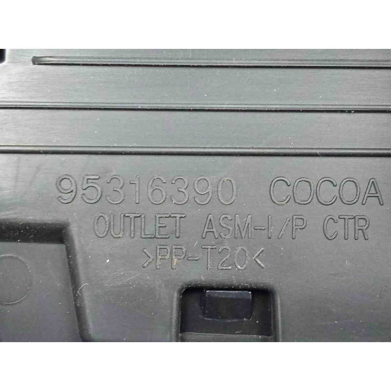 Recambio de aireador delantero central para opel mokka 1.7 16v cdti referencia OEM IAM RE95316389-95316390  