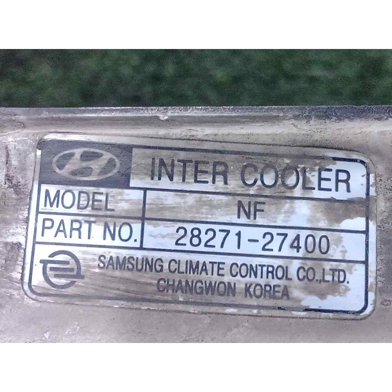 Recambio de intercooler para hyundai sonata (nf) 2.0 crdi cat referencia OEM IAM 2827127400 670X345X30 ALUMINIO