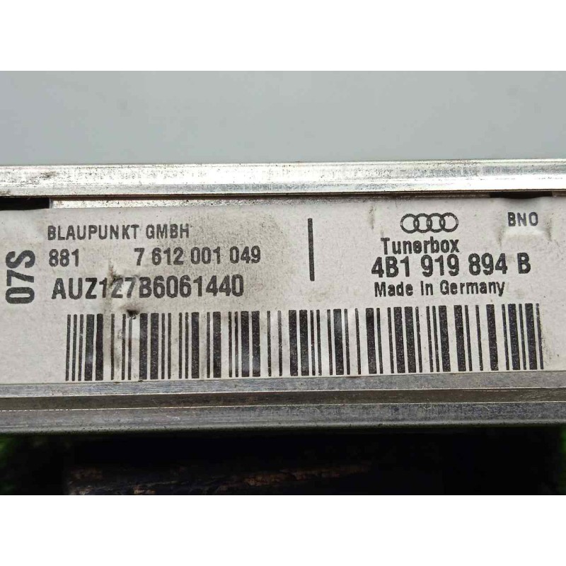 Recambio de modulo electronico para audi allroad quattro (4b5) 2.5 v6 24v tdi referencia OEM IAM 4B1919894B-7612001049-AUZ127B60